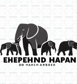 Herde afrikanischer Elefanten